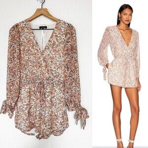 1. State Floral Romper Sz XS
